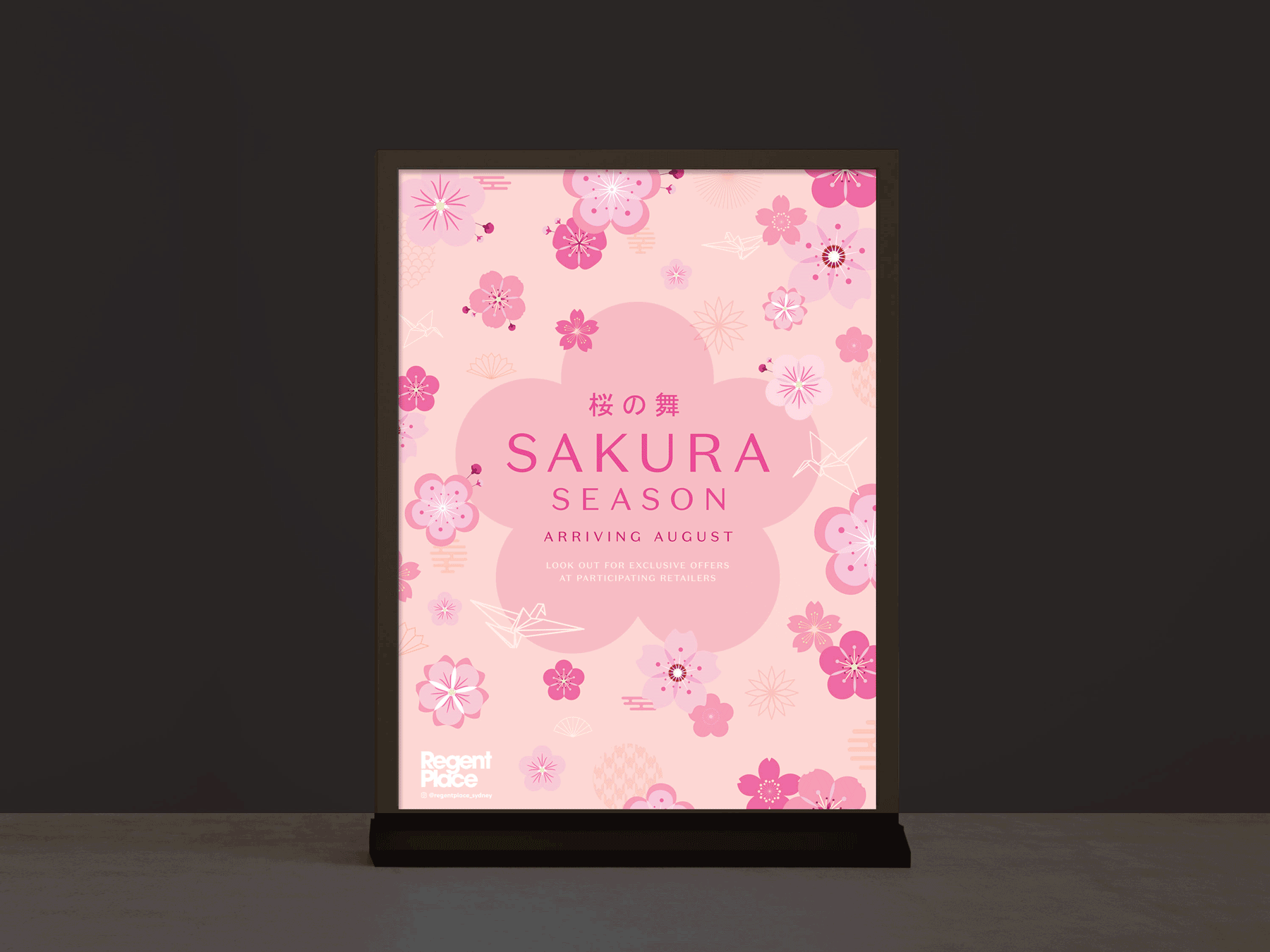cherry-blossom-poster-design-campaign-regent-place